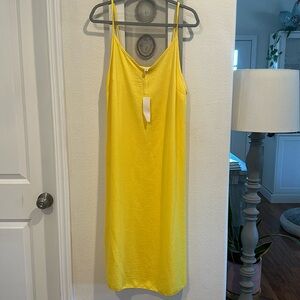 NWT yellow slip dress ✨